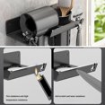 thumbnail image 3 of Zonao Hair Dryer Holder Wall Mounted,Self-Adhesive Blow Dryer Rack Removable Hair Organizer with Plug Hook,Multi-Functional Hair Care Styling Tool Storage Basket for Bathroom Blow Dryer Rack Holder, 3 of 8