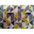 thumbnail image 4 of oneOone Cotton Silk Fabric Parallelogram & Triangle Geometric Decor Fabric Printed BTY 42 Inch Wide, 4 of 4