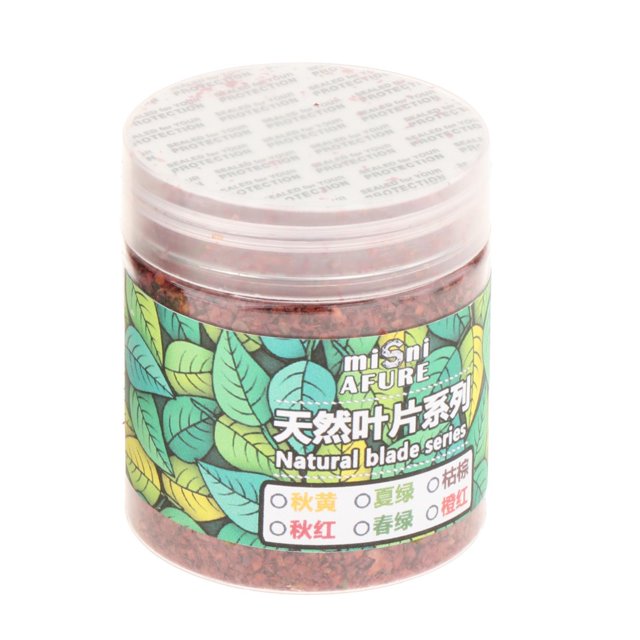 Esquirla Micro Landscape Leaves Scene Accessories Leaf Garden Architecture Static Scenery orange