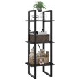 thumbnail image 2 of vidaXL 3-Tier Book Cabinet Grey 40x30x105 cm Engineered Wood, 2 of 4