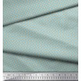 thumbnail image 3 of Soimoi Moss Georgette Fabric Geometric Small Print Fabric by Yard 42 Inch Wide, 3 of 3