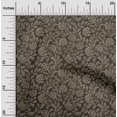 thumbnail image 2 of oneOone Polyester Spandex Brown Fabric Asian Batik Floral Sewing Craft Projects Fabric Prints By Yard 56 Inch Wide, 2 of 4