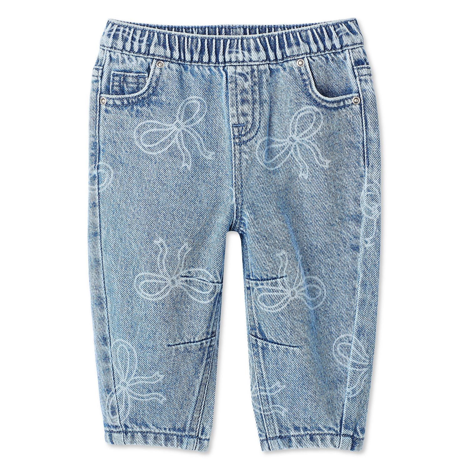 Jean à jambe coupe baril George pour bébés filles