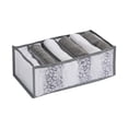 thumbnail image 2 of Birdeem Foldable Printed Mesh Underwear Shirt Leggings Jeans Drawer Storage Box, 2 of 10