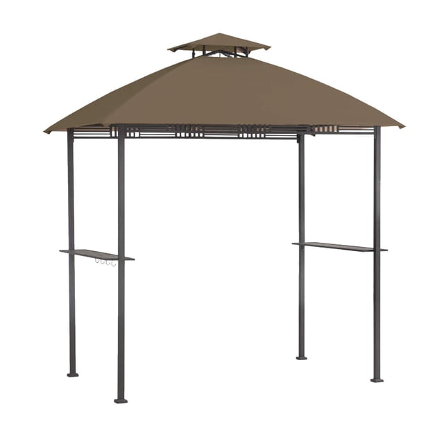 Garden Winds Toit de Rechange pour Gazebo de Gril Westbrook - Riplock 350 - Muscade