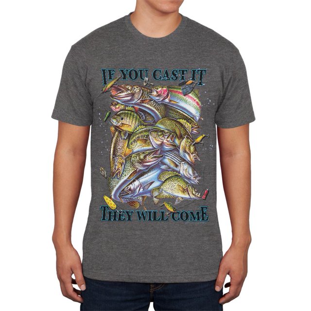 If You Cast It Fishing Mens Soft T Shirt