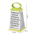 thumbnail image 2 of Râpe de 9 Po Petite Râpe à Fromage Râpe à Pain en Acier Inoxydable avec Poignée Outil de Cuisine Efficace pour Râper Ail Muscade Chocolat Va au Lave-Vaisselle Multifonction, 2 of 2