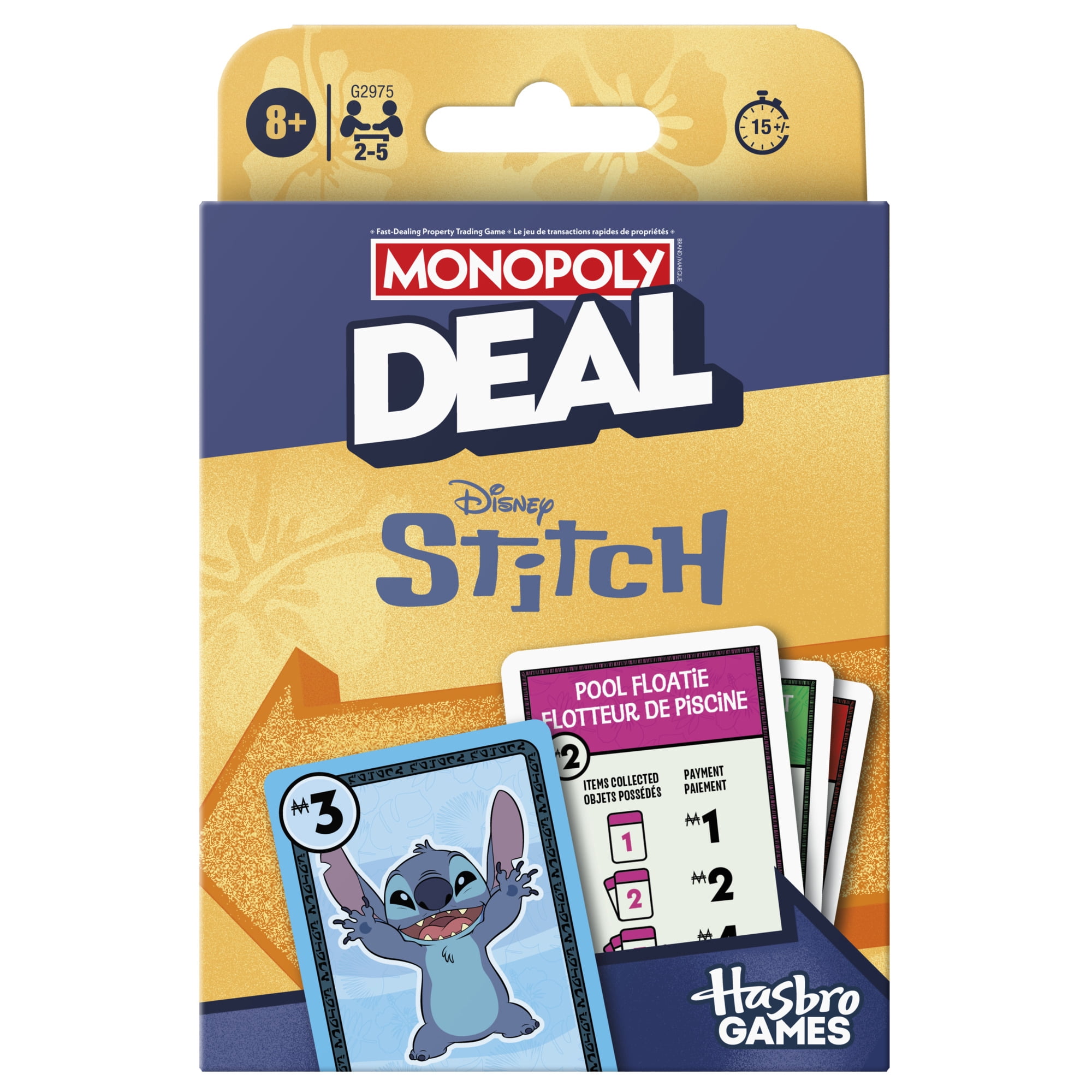 Monopoly Deal: Disney Stitch Edition Card Game