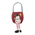 thumbnail image 1 of serony Christmas Bags Gift Wrapping Packaging Storage Elk Container Handbag Goodie Bag Exquisite Embroidery for Jewelry Candy Birthday Snowman, 1 of 9