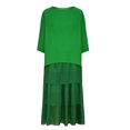 thumbnail image 4 of Jusqu'à 65 % de Réduction! Robes de Mode d'Été pour Femmes 2024 Grande Taille Manches Courtes Col Rond Décontracté Imprimé, 4 of 6