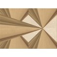 thumbnail image 1 of Ahgly Company Tapis d'Intérieur Rectangulaire Transitionnel Brun Pâle Lavable à la Machine, 2 Pieds x 5 Pieds, 1 of 7