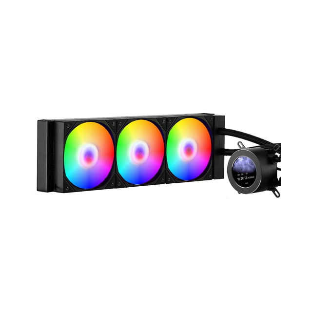 VEVOR CPU Liquid Cooler AIO CPU Water Cooler with ARGB Light & 3 PWN Fans(120mm)