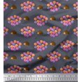 thumbnail image 1 of Soimoi Rayon Fabric Balloon & Hedgehog Kids Printed Craft Fabric by The Yard 56 Inch Wide, 1 of 3