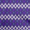 thumbnail image 1 of oneOone Polyester Spandex Purple Fabric Ikat Sewing Material Print Fabric By The Yard 56 Inch Wide, 1 of 4