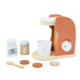 thumbnail image 1 of HILABEE Wooden Play Kitchen Accessories Interactive Early Learning Role Play Educational Coffee Machine, 1 of 9