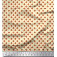 thumbnail image 1 of Soimoi Rayon Fabric Clover Leaves Printed Fabric 1 Yard 42 Inch Wide, 1 of 3