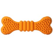 Dog Chew Toy Bone Shaped Pet Food Dispenser Toy Dog Bite Toy Teeth Cleaning Toy