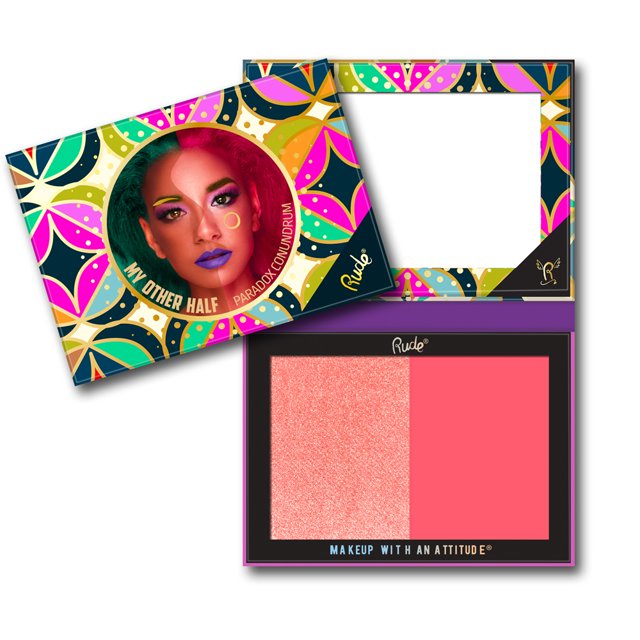 RUDE Mon Autre Demi-duo Palette de Teinte pour le Visage - Paradoxe Casse-Tête
