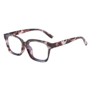 Fokuz Tortoiseshell Reading Glasses Blue Light Blocking Square Glare Reading Glasses For