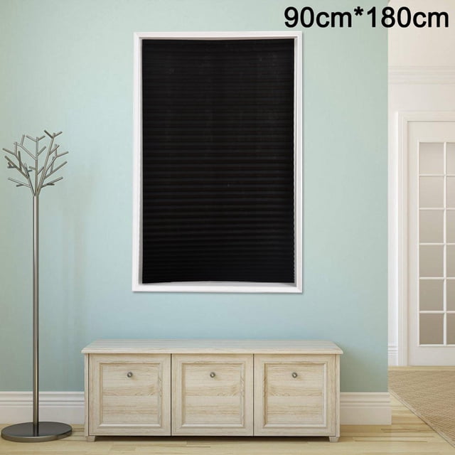 New Pleated Paper Curtain Light Filtering Adhesive Inside Mount Cordless Cellular Shade