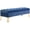 Blue, variant on HOMCOM Velvet Upholstered Bench Button Tufted End of Bed Bench for Bedroom
