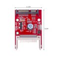 thumbnail image 3 of Adaptateur Carte CF vers SATA Compact Carte Mémoire Flash Type I II vers 2.5 Pouces Serial ATA Disque Dur Convertisseur Rouge, 3 of 5