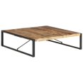 thumbnail image 1 of vidaXL Table Basse 140x140x40 cm Bois de Manguier Brut, 1 of 4