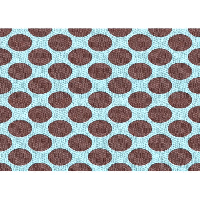 Ahgly Company Machine Washable Indoor Rectangle Transitional Blue Lagoon Blue Area Rugs, 6' x 9'