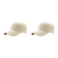 thumbnail image 4 of relayinert Lightweight And Breathable Sun Cap Sporty Style For Outdoor Enthusiasts Adjustable Strap Polyester Outdoors Sun Cap beige 2Set, 4 of 6