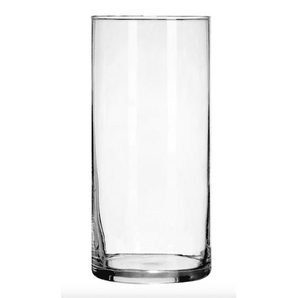 Vase à Fleurs Cylindrique en Verre