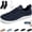 Navy, variant on Willtoo Orthopedic Shoes for Women Arch Support Work Shoes Wide Width Slip on Non Slip Work Shoes Mesh Stretch Comfort 2026 Orthopedic Shoes