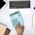thumbnail image 4 of Basic Standard Calculators Mini Digital Desktop Calculator With 8-Digit LCD Display. Calculator Pocket Size For Home School For Kids, 4 of 7