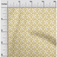 thumbnail image 2 of oneOone Cotton Poplin Yellow Fabric Geometric Triangle Sewing Craft Projects Fabric Prints By Yard 56 Inch Wide, 2 of 4