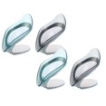 thumbnail image 1 of Oleegame 2PC Spoon And Lid Rest Leaf Tray Rack Bathroom Accessories Drain Plastic Box Windowsill Leaf Drain Soap Seat Box Bathroom Soap Storage Box Blue, 1 of 9