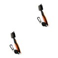 thumbnail image 1 of Baohd Stainless Steel Golf Club Brush Ergonomic Handheld Replacement Solid Color Shoe Brushes Cleaning Tool Accessories Orange Lidless 2Set, 1 of 6