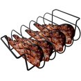thumbnail image 3 of Dvkptbk Grill Rack Holder Bbq Roasting Rib Rack Multifunction Non-Stick Roast Whole Chicken Ribs Meat Home & Garden, 3 of 9