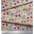 thumbnail image 3 of Soimoi Rayon Fabric Mix Fruits Decor Fabric Printed Yard 42 Inch Wide, 3 of 3