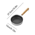 thumbnail image 3 of YIMWNYI Stainless Steel Nonstick Omelette Pan, Multifunctional Mini Frying Pan, Deep Induction Skillet for Steak, Easy Clean, Lightweight Cooking Tool, Versatile Kitchen Essential, 3 of 6