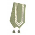 thumbnail image 1 of Mr. MJs Trading AG-11297-13x54 13 x 54 in. Ribbed Table Runner with Tassels, Berryvine Green, 1 of 1