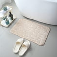 thumbnail image 2 of Bigersell Bath Rugs Clearance Soft & Non-Slip Bath Mat, Water Absorbent and Machine Washable Bath Carpet Rug for Shower Bathroom Floor Rugs Bathroom Rug Beige, 2 of 2