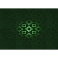 thumbnail image 1 of Ahgly Tapis Rectangulaire Lavable en Machine Intérieur Vert Émeraude Profond, 2 Pieds x 5 Pieds, 1 of 7
