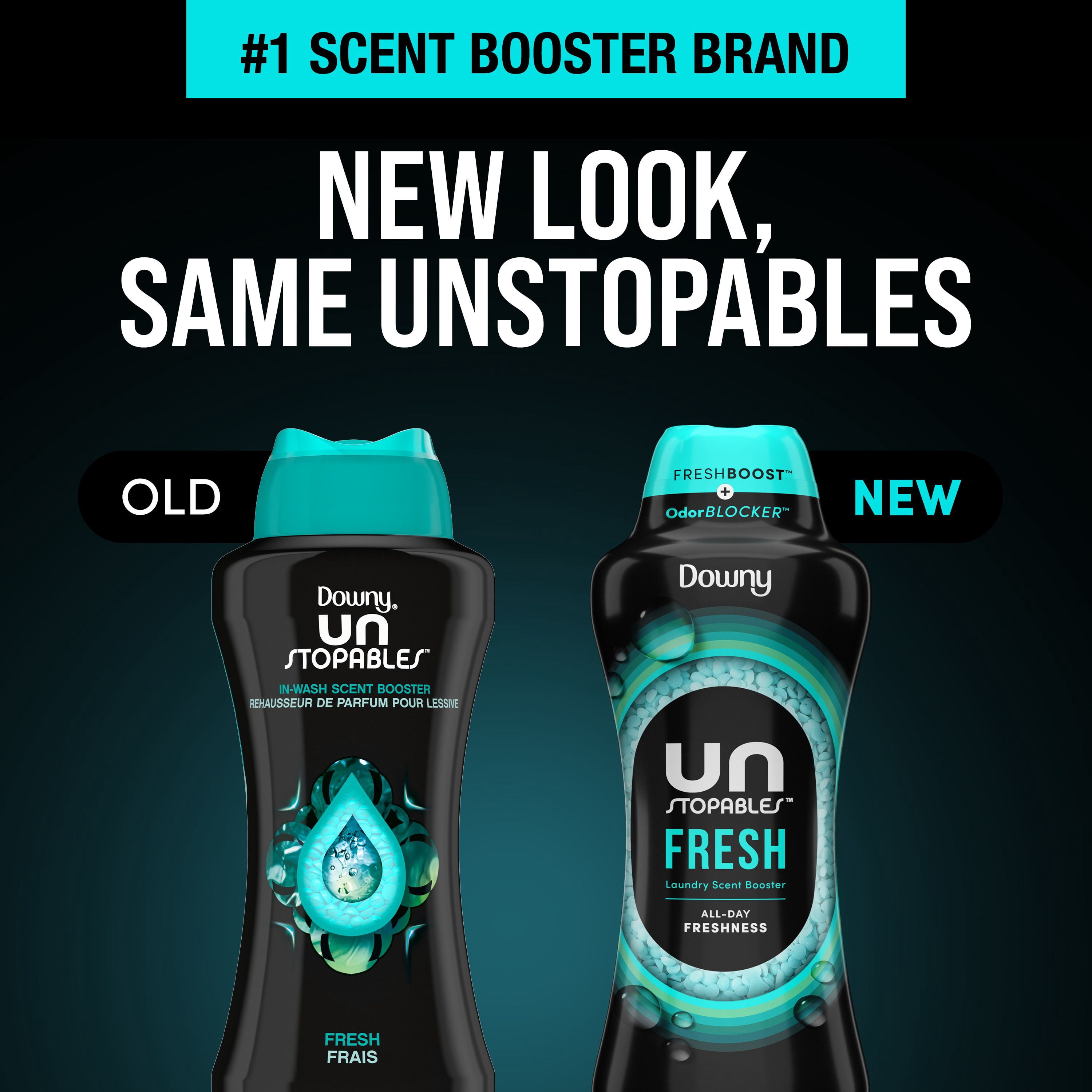 Downy Unstopables In Wash Scent Booster Beads, Fresh Scent, Laundry Beads for odour Protection, Downy Scent Booster Beads, Laundry Scent Boosters