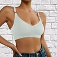 thumbnail image 2 of Kcodviy Seamless Girls' Bra Beautiful Maternity Strapless Bra Back Gathers Comfortable Ladies Womens Sports Bras Pack without Rims, 2 of 4