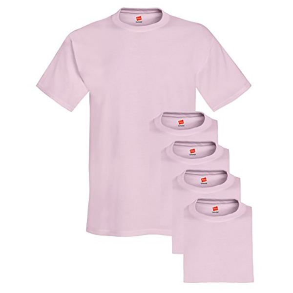 Hanes T-Shirt à Manches Courtes ComfortSoft pour Hommes - 5280 (Lot de 5)