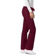 thumbnail image 2 of Adar Universal Women's Straight Leg Scrub Pants, Drawstring, Durable Poplin, Black, 2 of 7