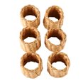 thumbnail image 1 of Anneaux de Serviette, 6 Pcs Anneau de Serviette Tissé Performance de Premier Ordre, 1 of 14