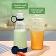 thumbnail image 4 of Portable Blender, 380ml Personal Blender for Shakes and Smoothies Mini Blender Usb Rechargeable, Two Blend Modes, Handheld Blender with 6 Ultra-Sharp Blades for Travel, Office and Sports, 4 of 7