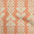 thumbnail image 1 of oneOone Rayon Dark Peach Fabric Aztech Sewing Craft Projects Fabric Prints By Yard 56 Inch Wide, 1 of 4