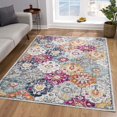 thumbnail image 3 of eRug Outlet Savannah Collection Modern Abstract Area Rug (7x10 feet) - 6'7" x 9'7", Rust, 3 of 6