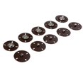 thumbnail image 1 of jifeng 5 Sets Metal Sew on Press Studs Snap Fasteners Button 25mm Coffee, 1 of 9